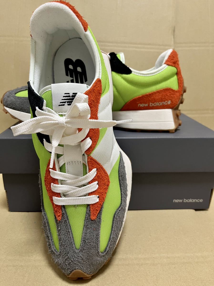 New Balance MS 327 SFA ニューバランス ライム グリーン レッド 