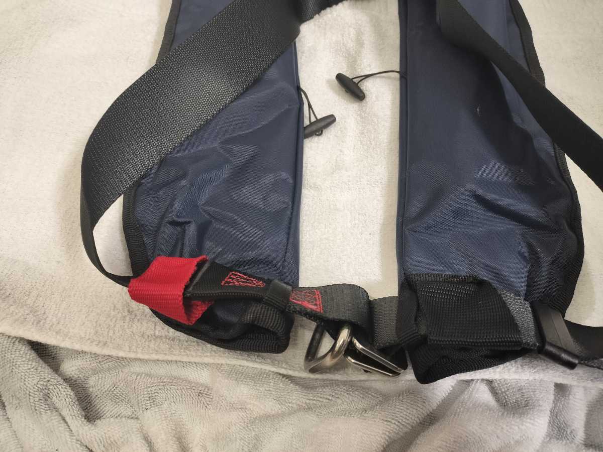 送料無料!! 本国仕様 ヘリーハンセン 膨張式ライフジャケット ハーネス 