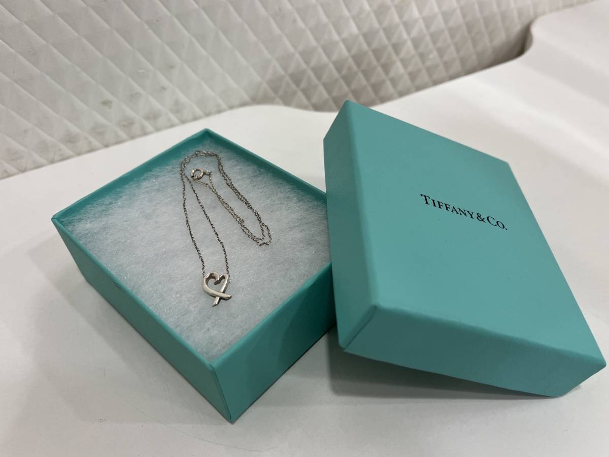 G「12247」 TIFFANY&Co. ティファニー ペンダント ネックレス ラビング
