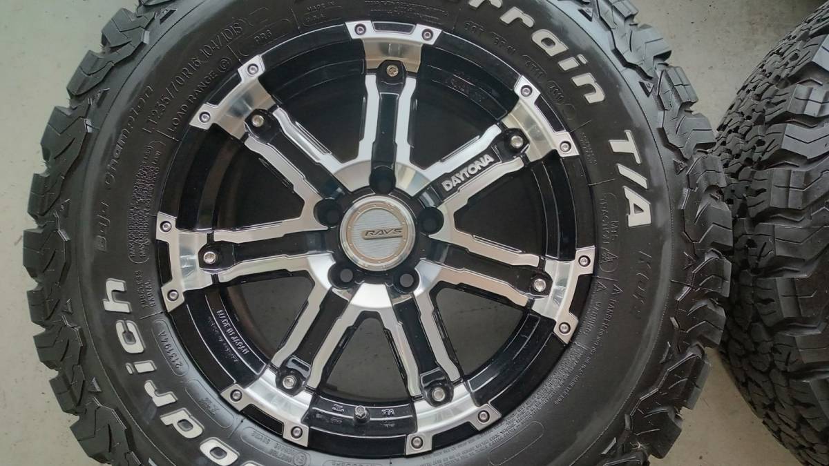 RAYS レイズ デイトナ DAYTONA FDX-D 16×7J RAV4 235/70R16 BF