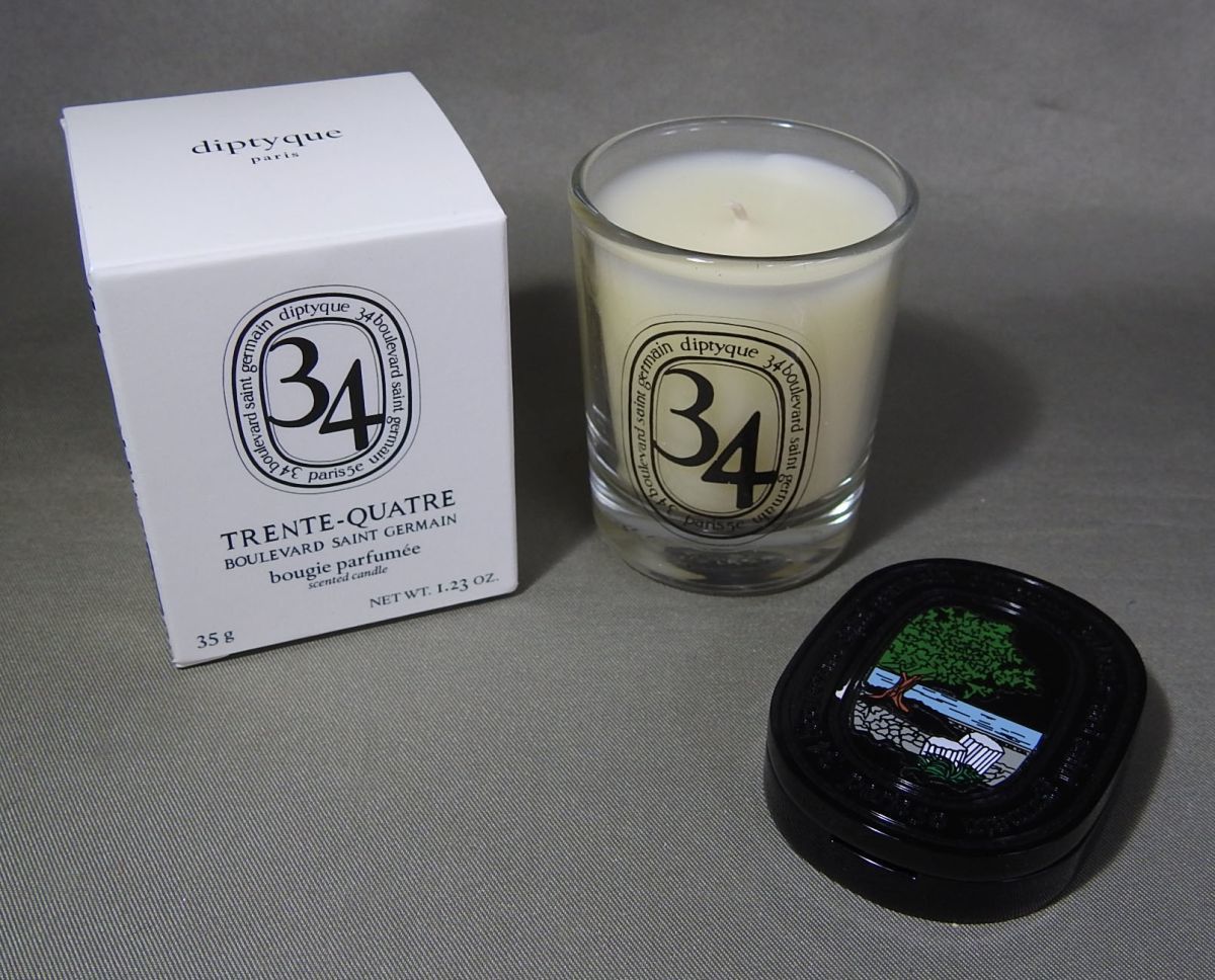 D①★ディプティック diptyque 2点セット ソリッドパフューム フィロシコス キャンドル★