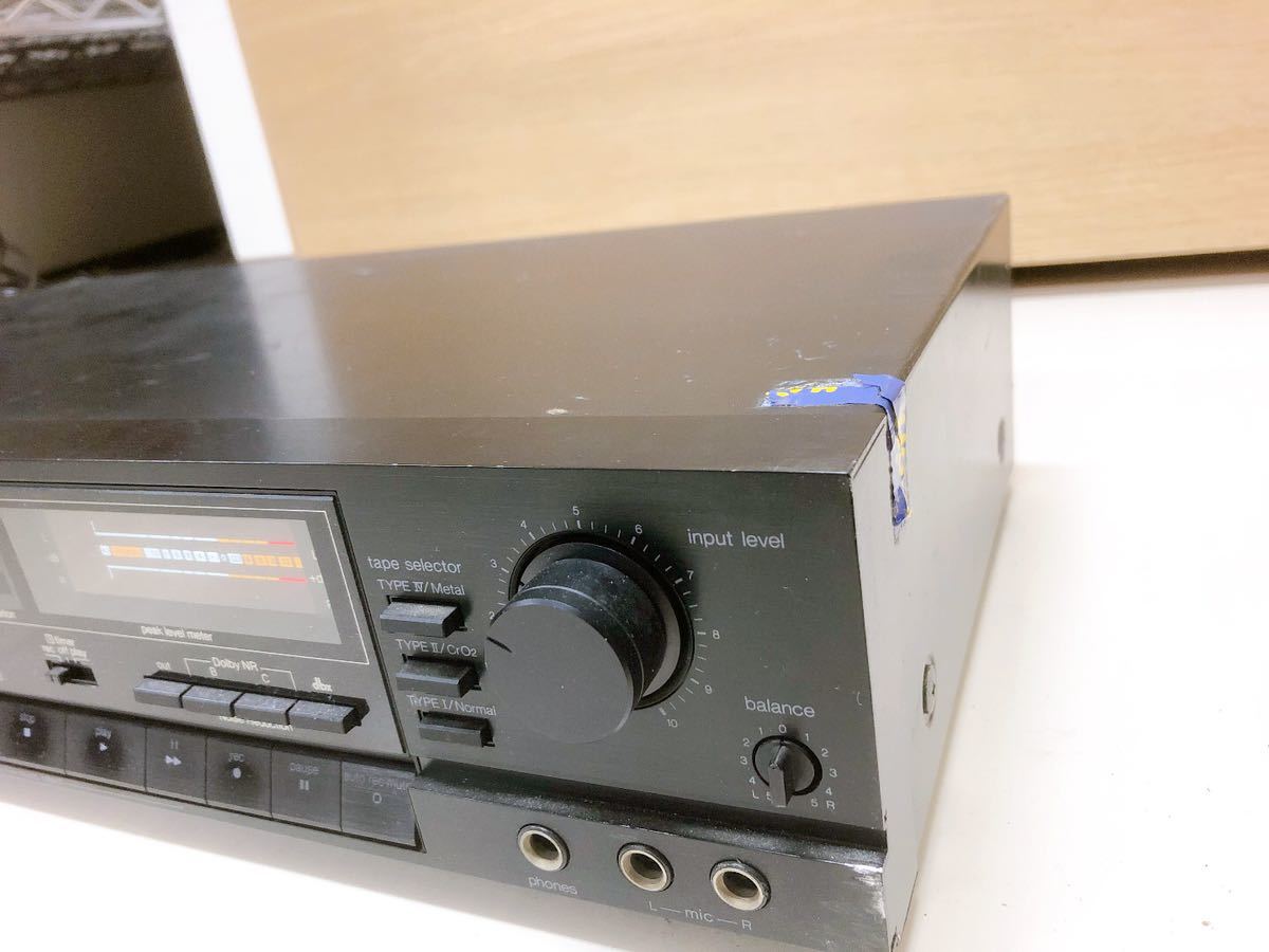 1円スタート】Technics/テクニクス DolbyB-C NR ・dbx搭載 カセット