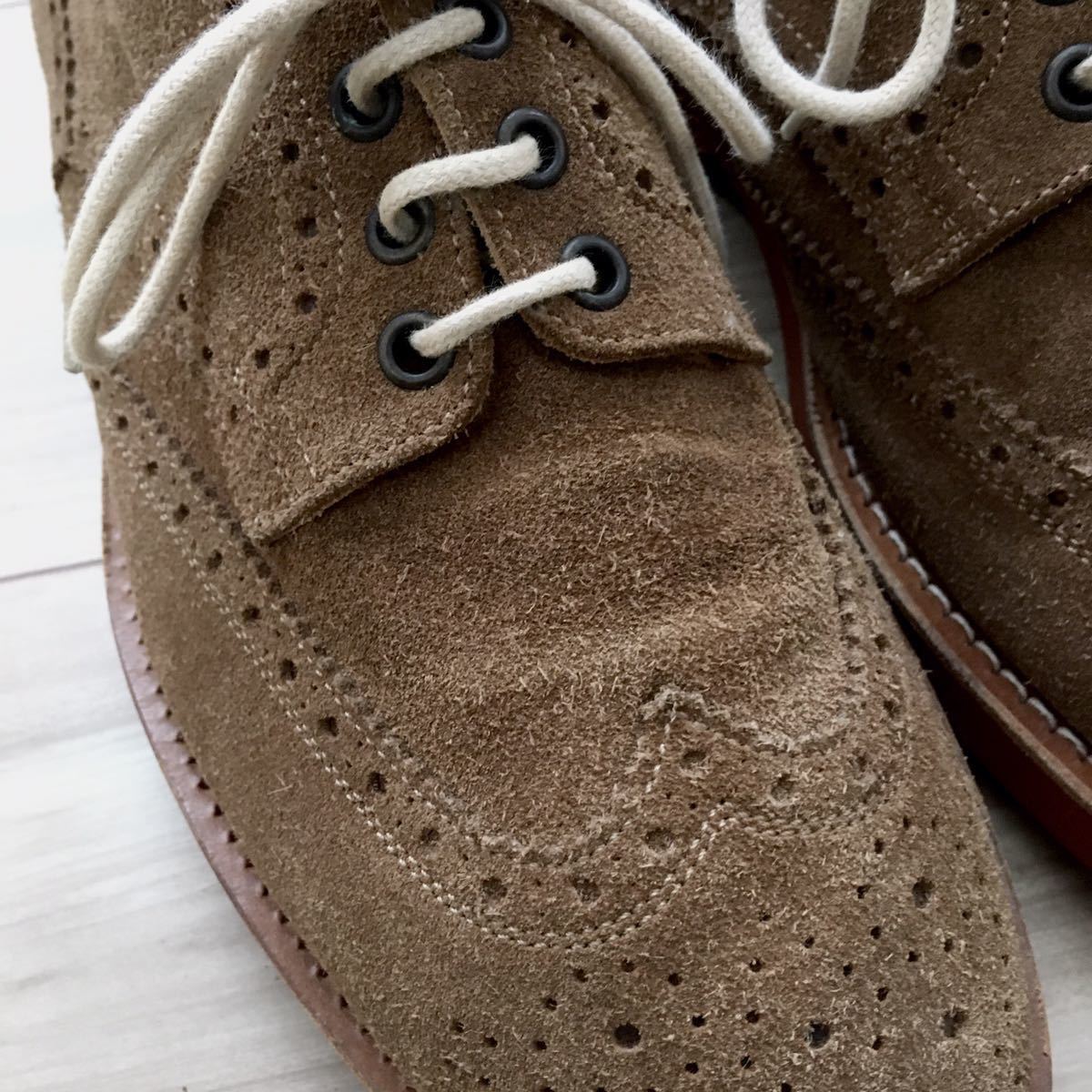 茶色 革靴 BRUNELLO CUCINELLI ウイングチップシューズ 【公式通販】