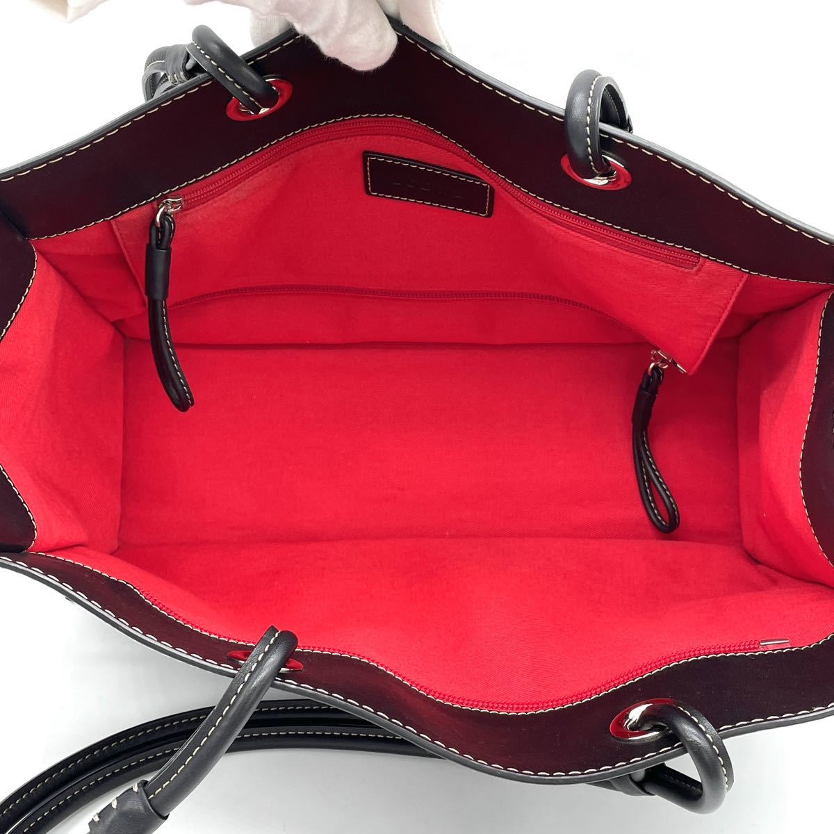 1円 極美品 LOEWE ロエベ アナグラム デカロゴ ショッパー トート 