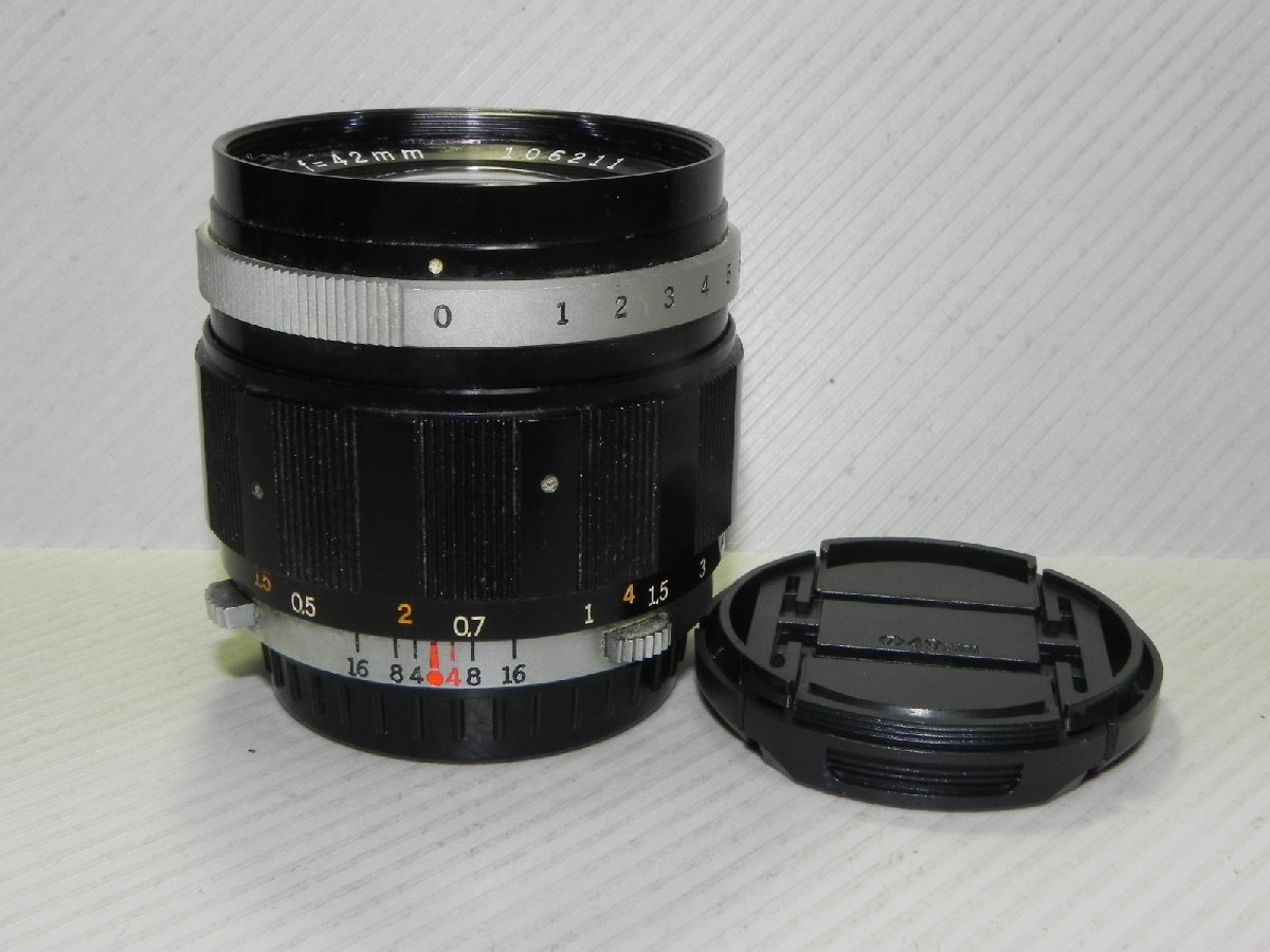 Olympus H.ZUIKO AUTO-s 42mm/F1.2 レンズ カメラ、光学機器