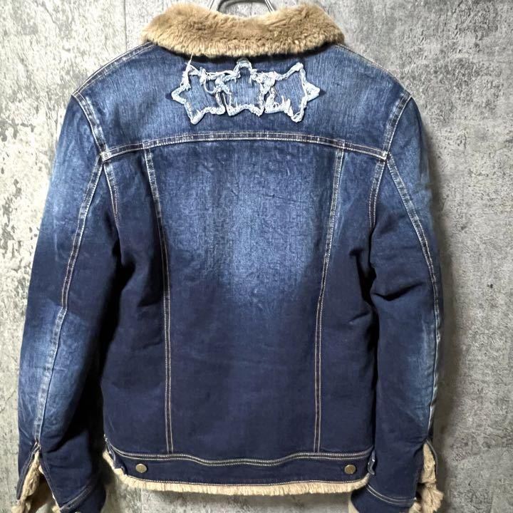 daboro ダボロ ファーデニムジャケットGジャン3