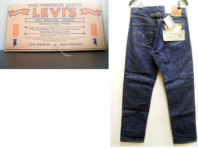 即決[W34]未使用品 LVC 天然藍染 701SXX 91年 旧日本製 ビンテージ復刻 