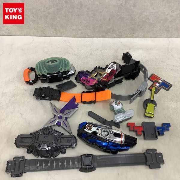 1円〜 訳あり 仮面ライダー ゴースト DXゴーストドライバー、DXムゲンゴーストアイコン、ドライブ DXマッハドライバー炎 他