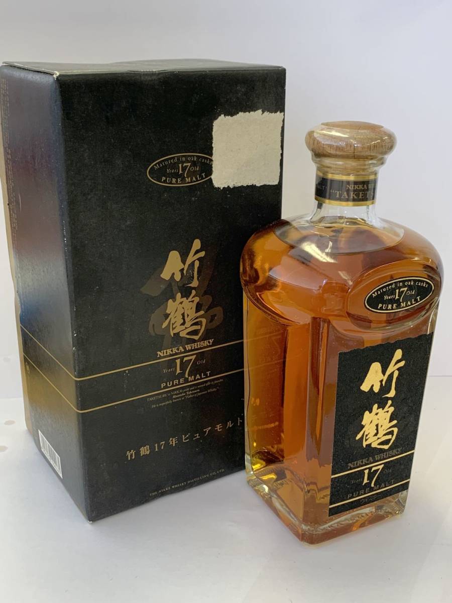 W407-A123-18 未開栓 NIKKA ニッカ 竹鶴 TAKETSURU 17年 ピュアモルト