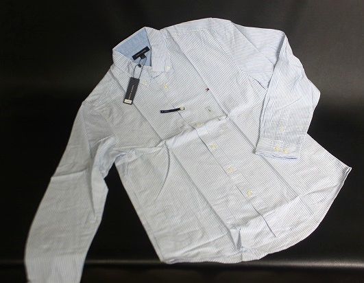 トミーヒルフィガー メンズ オックスフォード 長袖シャツ サイズL TOMMY HILFIGER★送料520円★