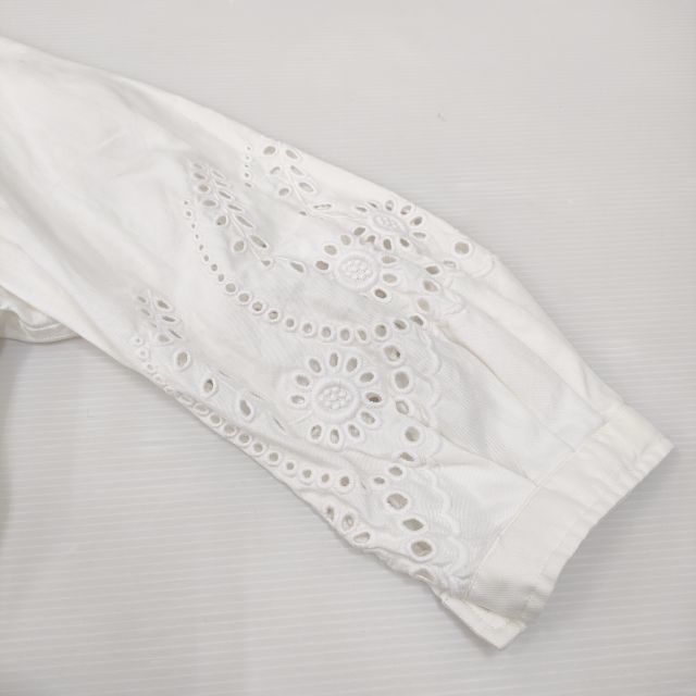 45R オックスフォードのカットワークシャツドレス い*ま様 45R