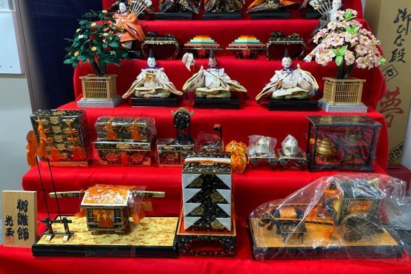 雛人形 ひな祭り 16956】ひな人形 ひな祭り ひな壇 雛飾り 7段 35号 骨組み1つ欠損