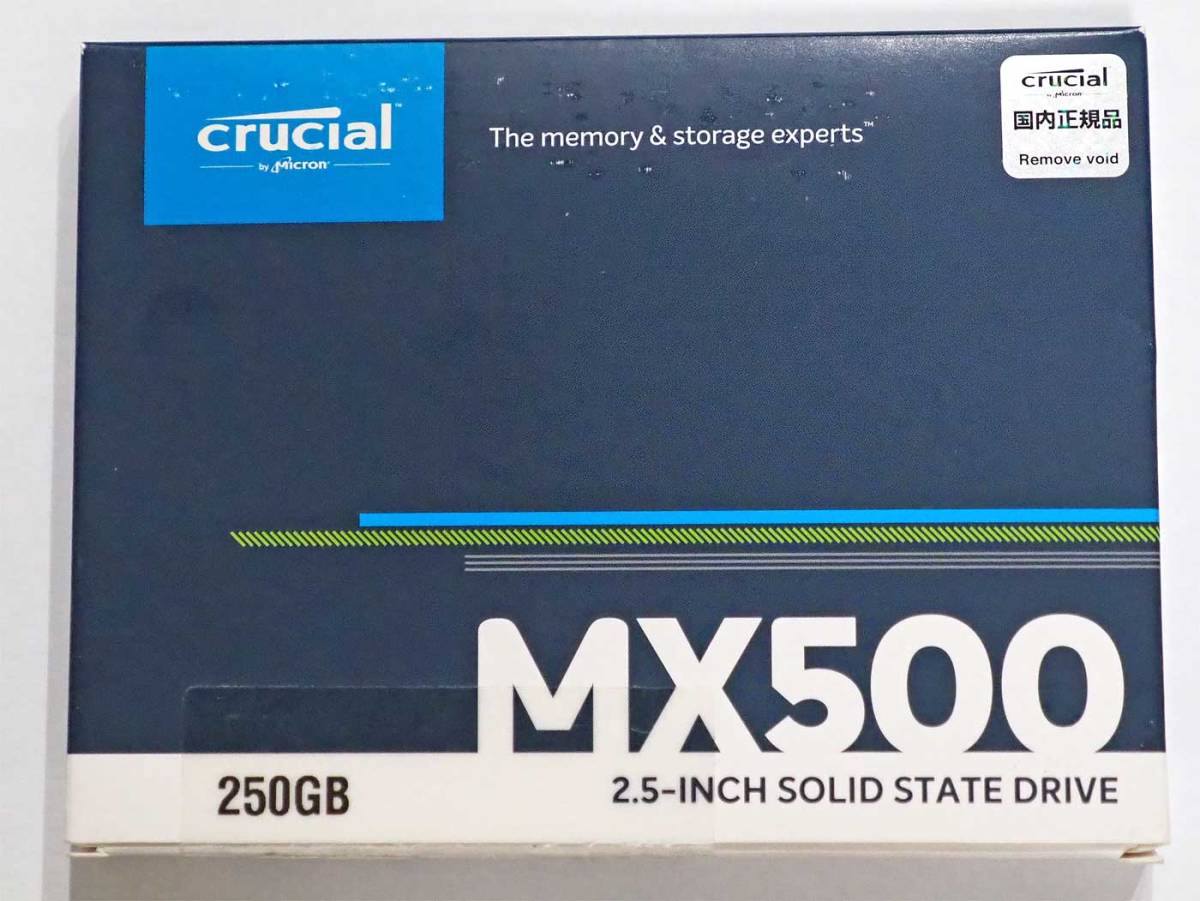 crucial 250GB SATA 2.5インチSSD MX500 CT250MX500SSD1/JP 中古品1