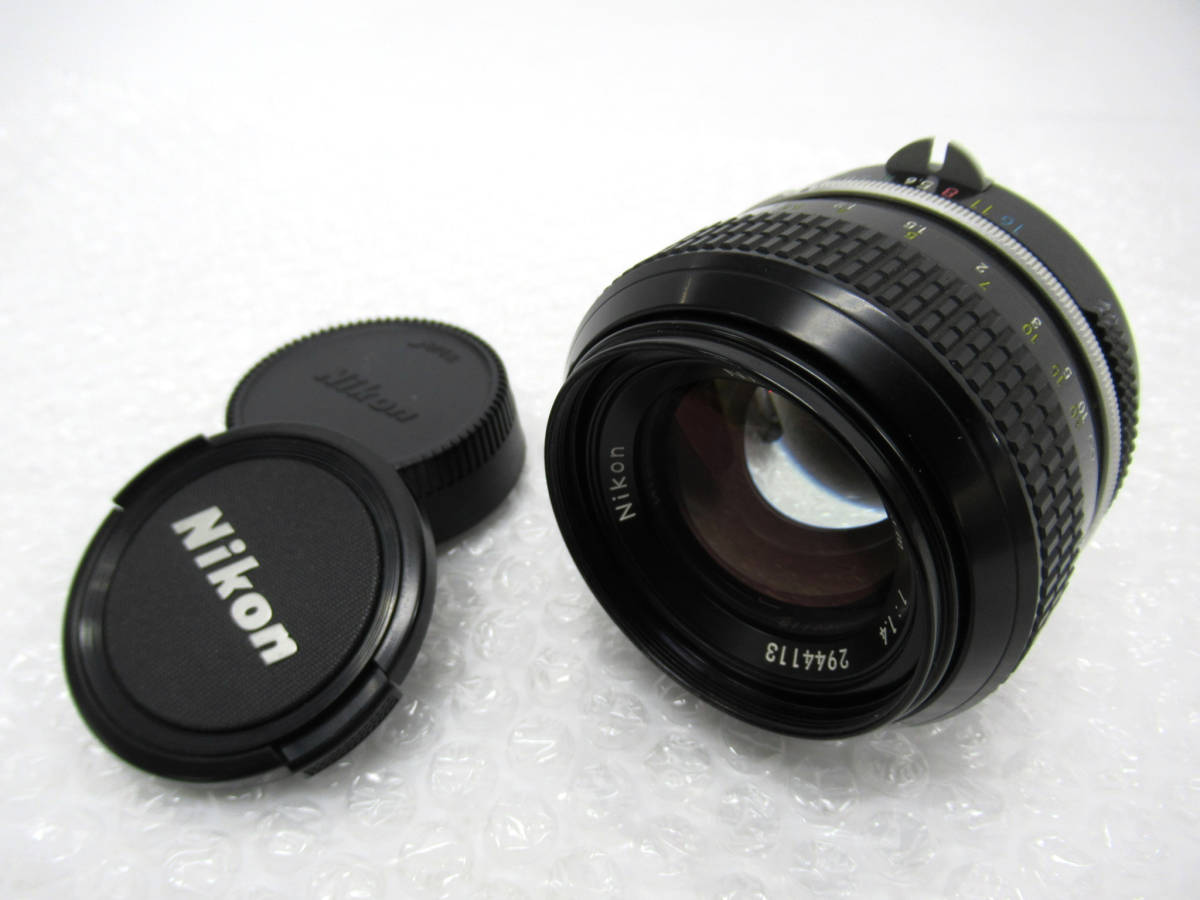 【Nikon/ニコン】子②20//NIKKOR 50mm 1:1.4/防湿庫保管品