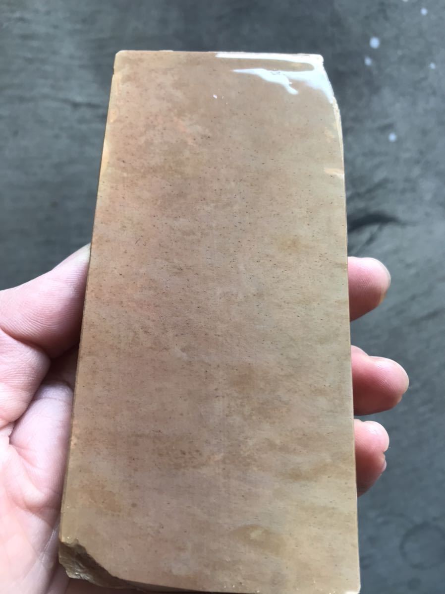 純正通販店 天然砥石 向ノ地町戸前梨地　梅ヶ畑　仕上砥　包丁　刃物　研ぎ　大工道具　鉋　鑿　japanese natural stone 砥石　仕上　中古