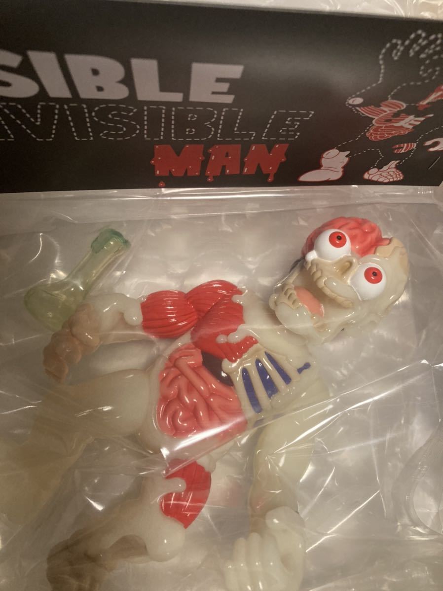 THE VISIBLE INVISIBLE MAN VINTAGE GLOW IN 17.1 THE DARK EDITION BY