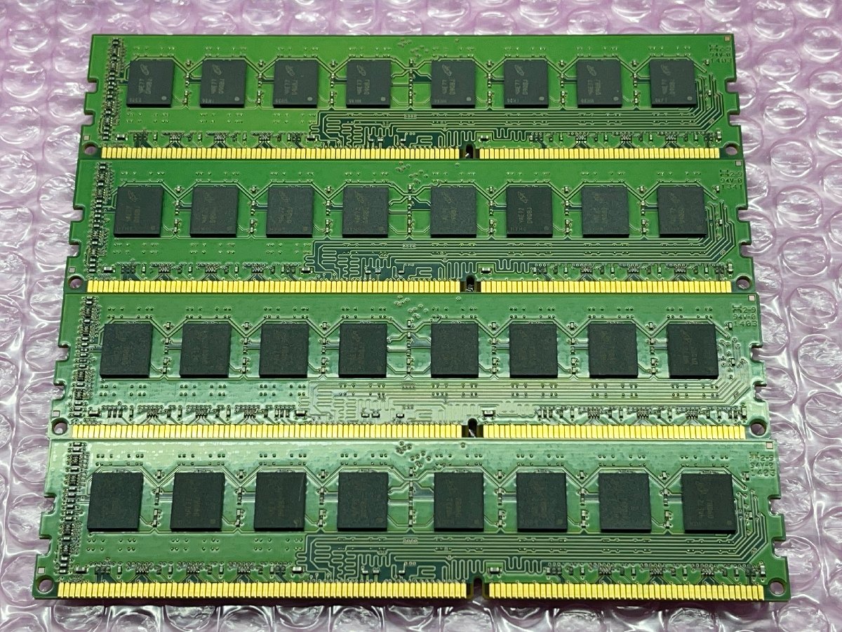 ☆デスクトップPC用メモリ☆SanMax☆DDR3 8GB PC3-12800U☆4枚セット