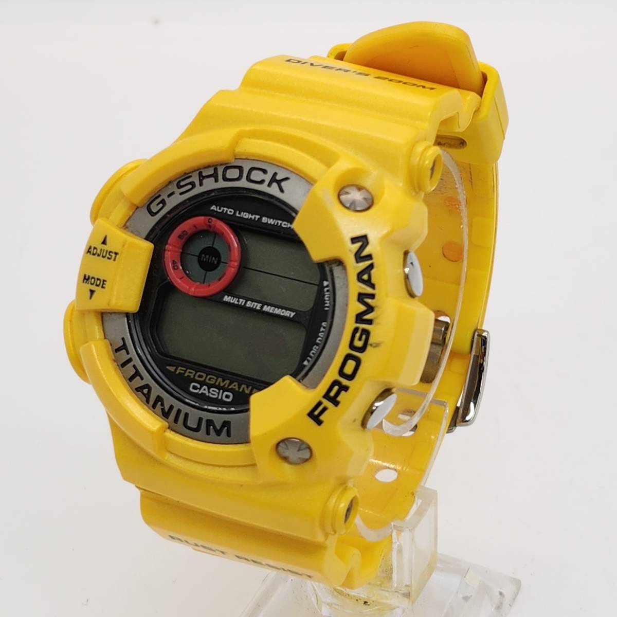 CASIO カシオ G-SHOCK ジーショック フロッグマン DW-9900 クォーツ メンズ イエロー 腕時計 222120320