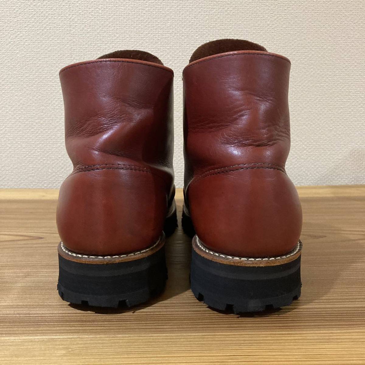 半円犬タグ 8D RED WING 8166 ソールカスタム ブーツ レッドウィング(8 