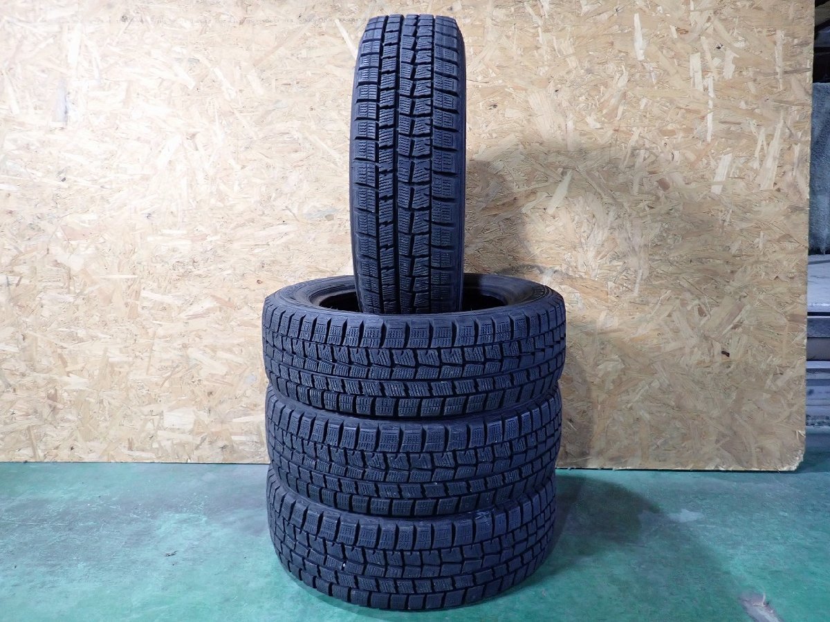 RB992【送料無料175/65R15】4本 ダンロップ ウィンターマックス WM01 中古スタッドレス アクア フィット インサイト★1円スタート★