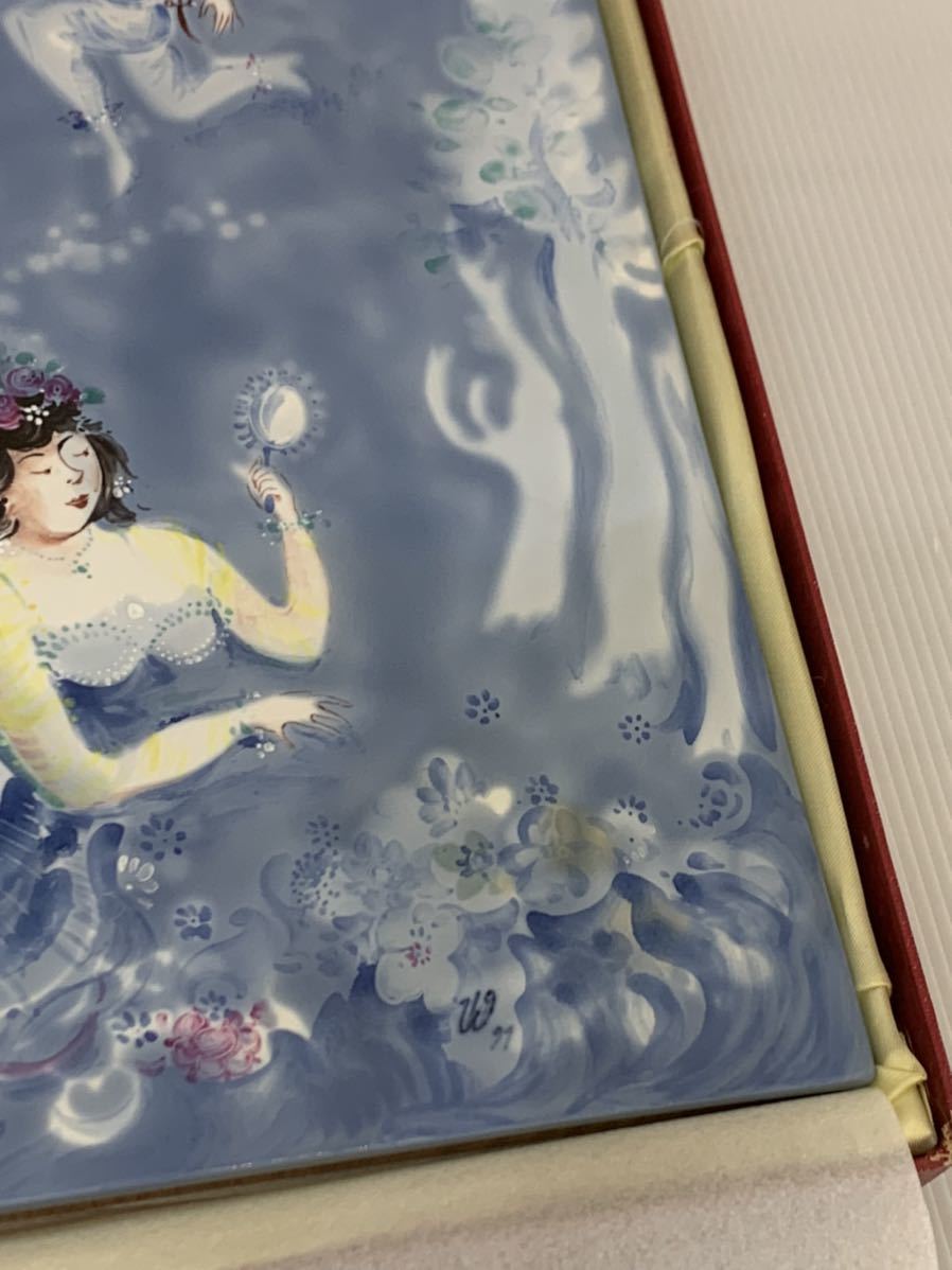 希少 MEISSEN マイセン アラビアンナイト 陶板画 大型陶板 プラーク