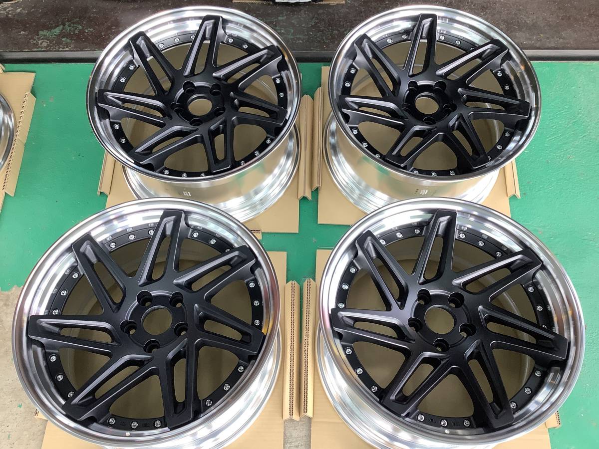 送料無料◇限定特価◇新品4本set◇WORK ZEASTワークジーストST3深リム 