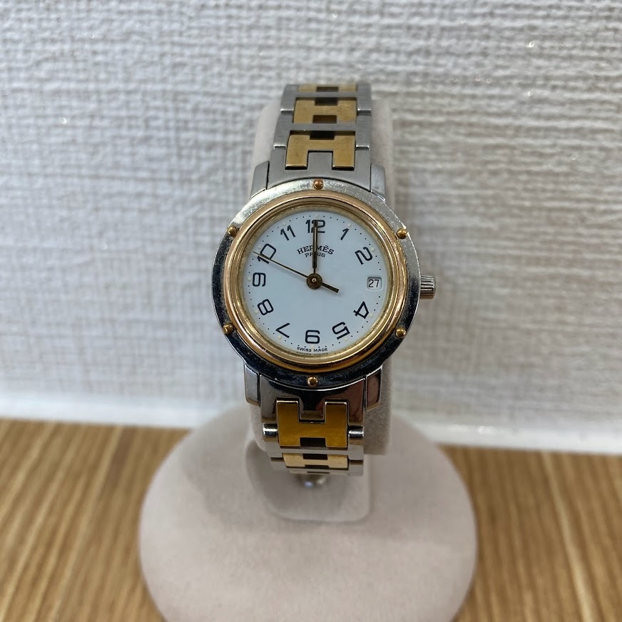 HERMES エルメス クリッパー 腕時計 電池切れ HERMES クリッパー