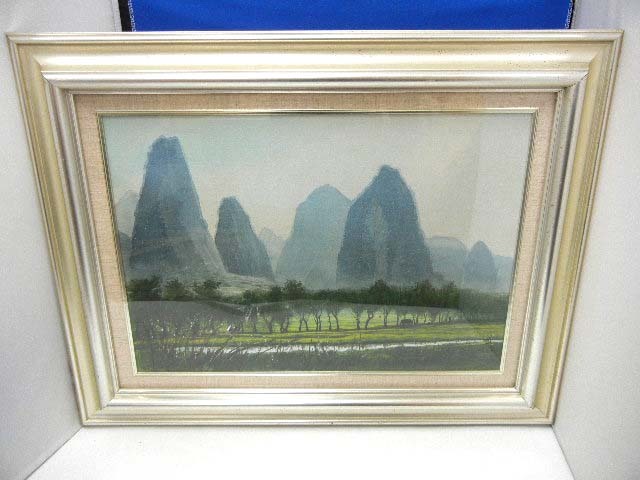 与那覇朝大　水彩画 真作 與那覇朝大⁄与那覇朝大 ⁄ - 油絵 沖縄 風景画 油彩 水彩画