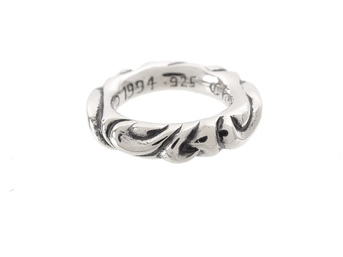 期間限定 超美品【CHROME HEARTS クロムハーツ】 スクロールバンド 