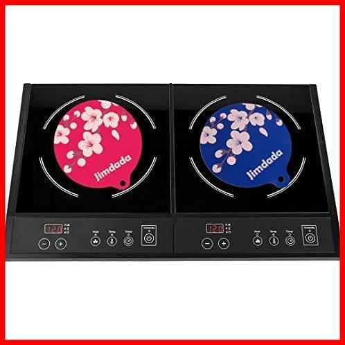 【驚安！数量限定！】 IHクッキングヒーター/汚れ防止シリコンマット 2枚入(36g/1枚,直径22cm)_5