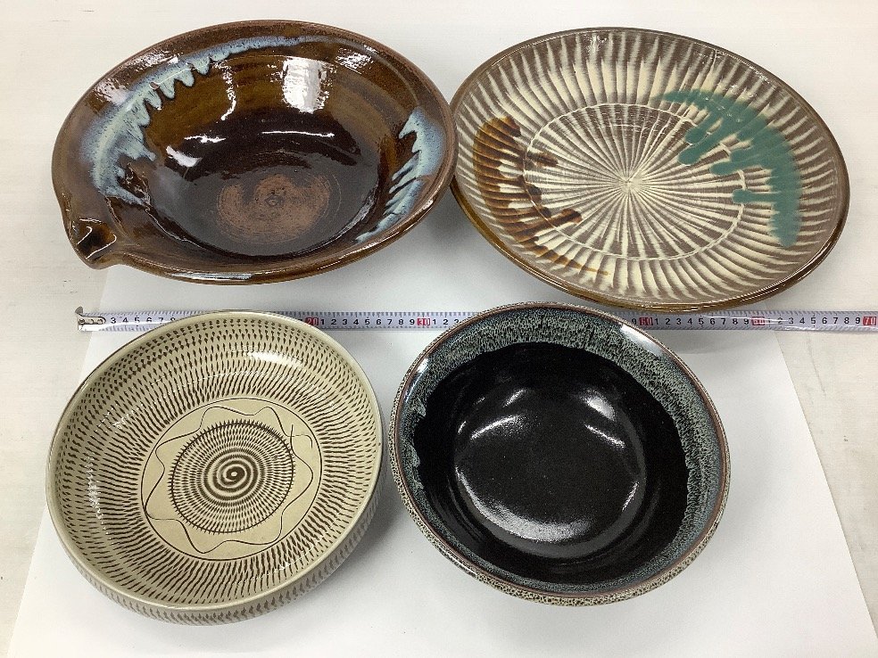 小鹿田焼 大鉢大皿 アンティーク