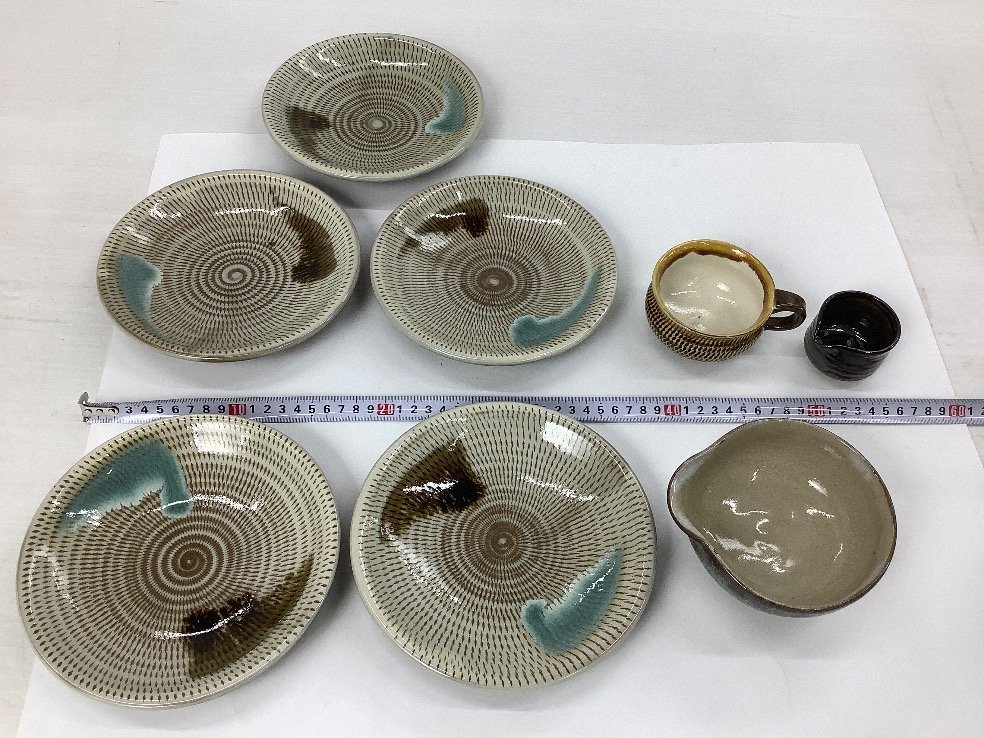 小鹿田焼 大鉢大皿 アンティーク