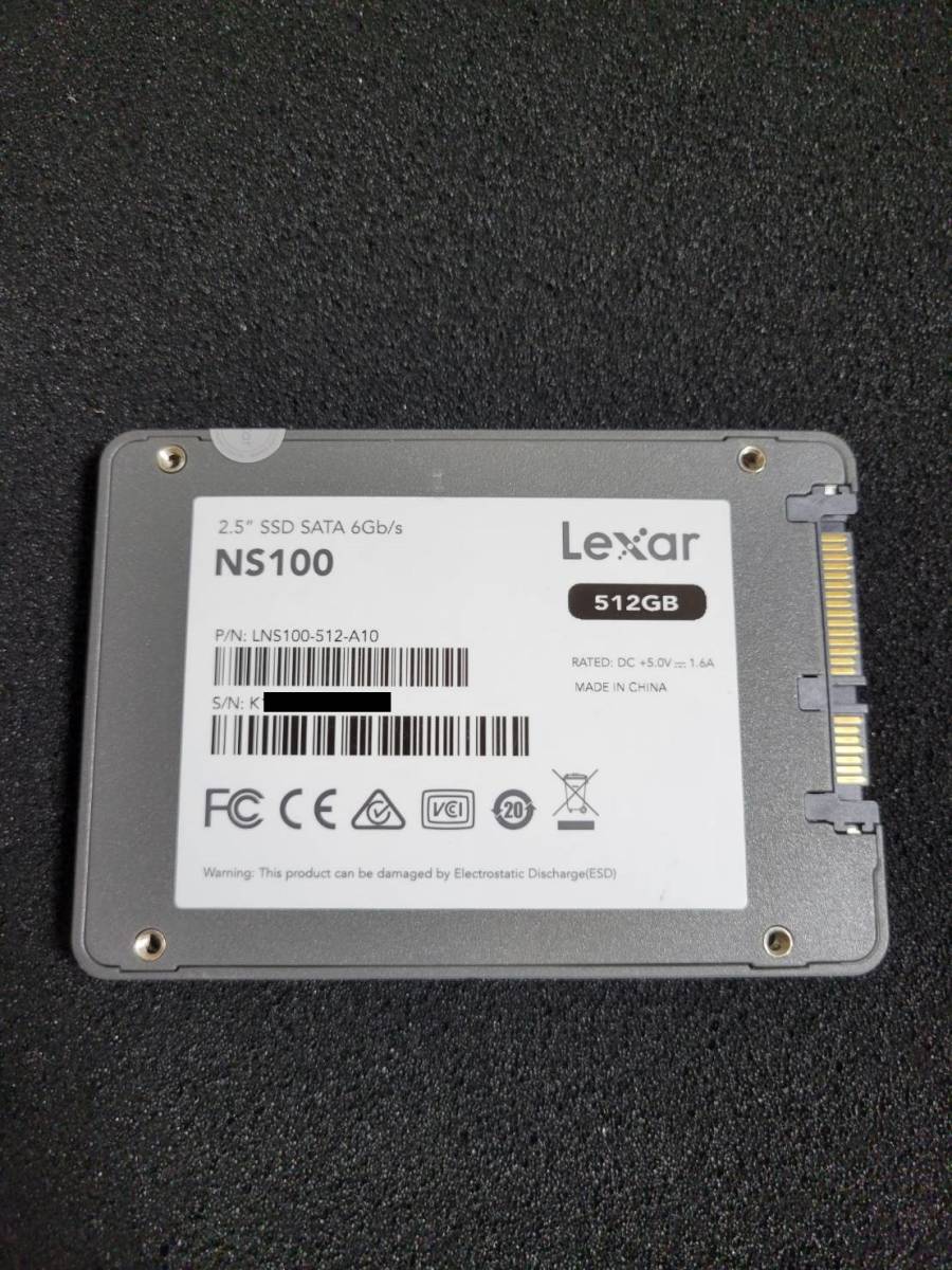 Lexar NS100 512GB SSD 使用時間181時間 【公式通販】