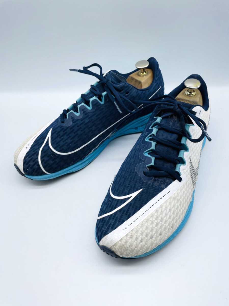 衝撃プライス！『最強の1足！』アスリート待望モデル！【NIKE/ナイキ ズームライバル フライ2】上質ランニングシューズ！紺白青/jp26cm！