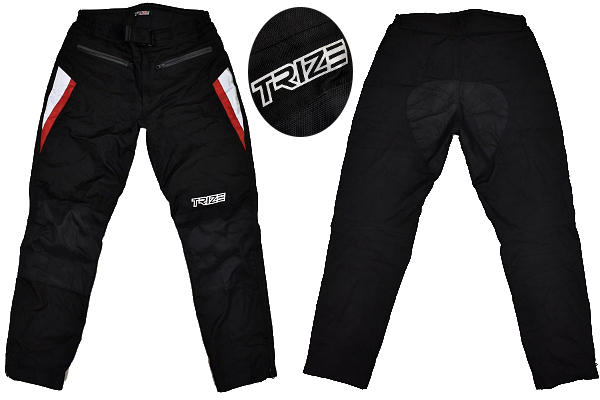 K-3924☆TRIZE☆ブラック黒色 裏地メッシュ ひざマチあり 立体3D