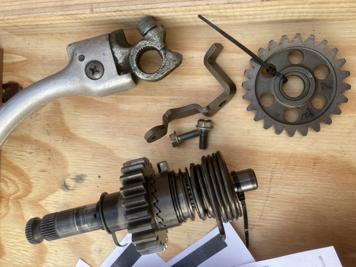 HONDA XR250 MD30 純正キックスターターセット 純正実動品 新品純正