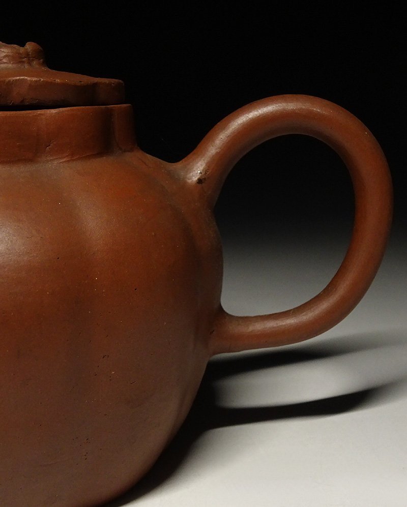 緑屋i□ 緑屋i□ 中国古玩 朱泥 急須 獅子摘 紫砂