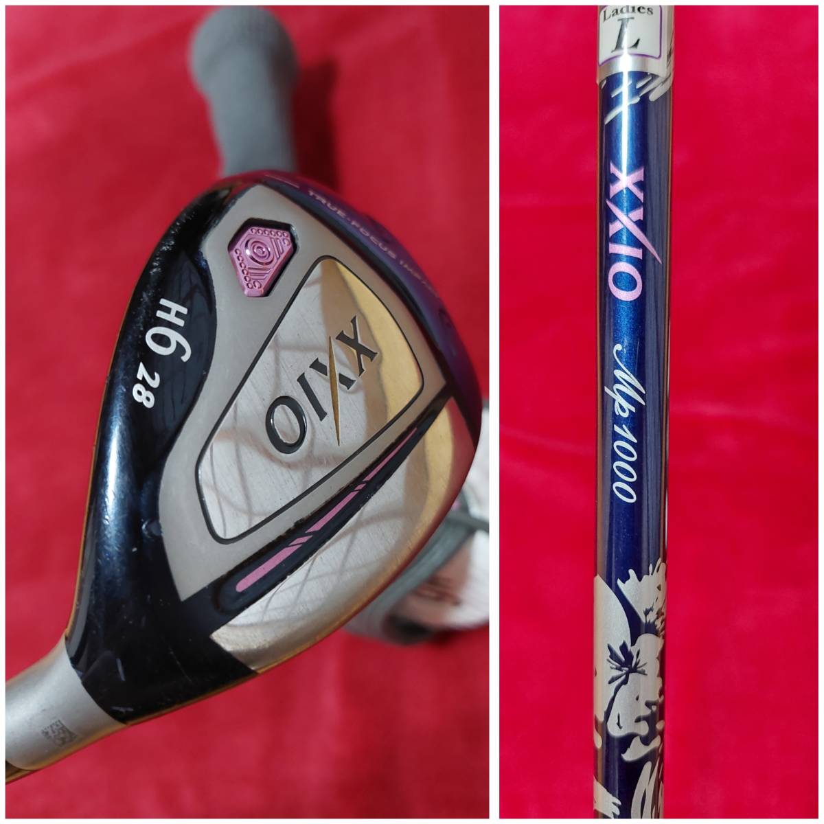 人気シリーズ　ダンロップ XXIO 10 レディース ユーティリティ 6H 28° MP-1000 フレックスL XXIO10 ゼクシオ10 MP1000 6UT