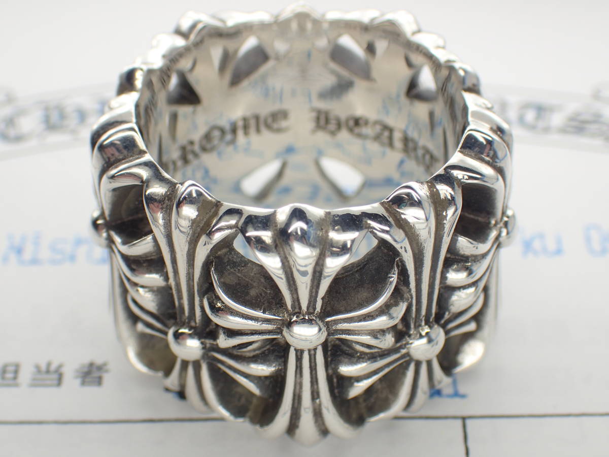 正規品CHROME HEARTS ☆セメタリークロスリング24.5号