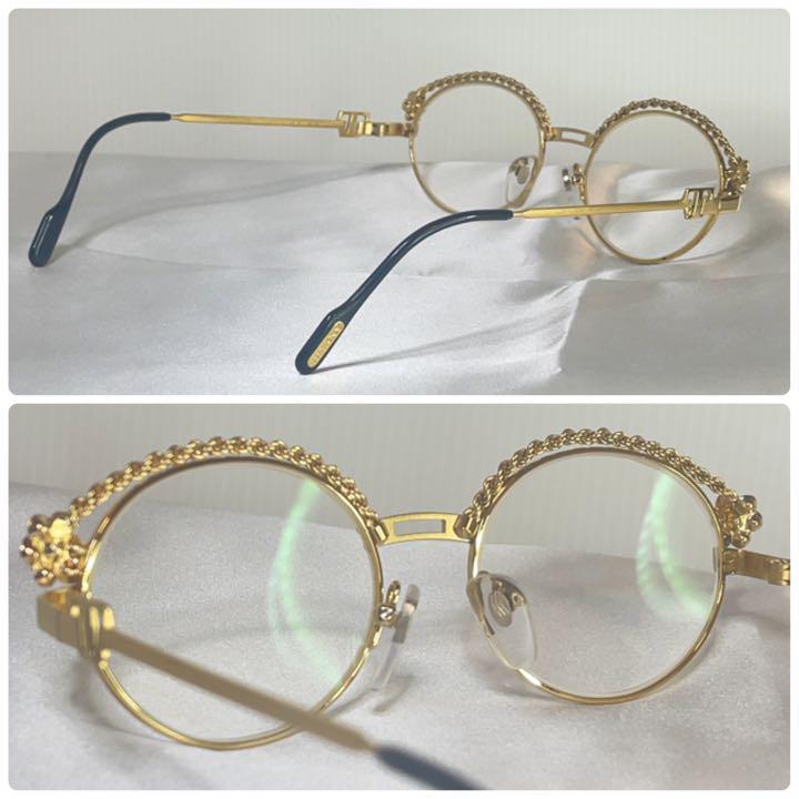 ✨未使用 付属品付き✨ ティファニー ヴィンテージメガネT390 極美品！)ヴィンテージティファニー 23金メッキ 眼鏡フレーム アイ