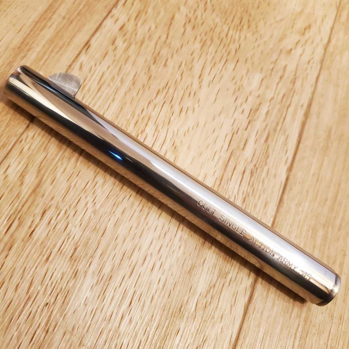 タナカ COLT SAA ガスガン 木グリ スチール製アウターバレル仕様 タナカ COLT SAA.45 ステンレス 削り出し キャバルリー アウターバレル