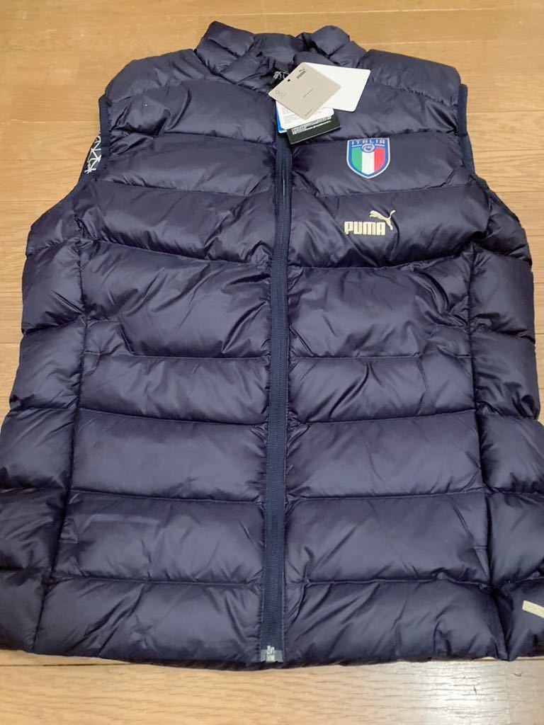 新品 正規品 プーマ イタリア代表 2022 ダウンベスト S（US）サイズ 767106 13