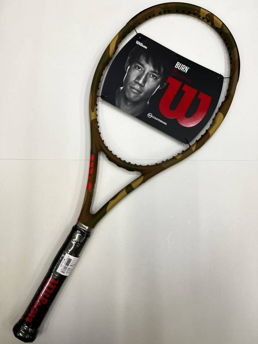 Wilson BURN 95 camo 錦織圭　モデル　美品 復帰 錦織 圭レア 新品 WILSON BURN 95 CV CAMO EDITION ウィルソン