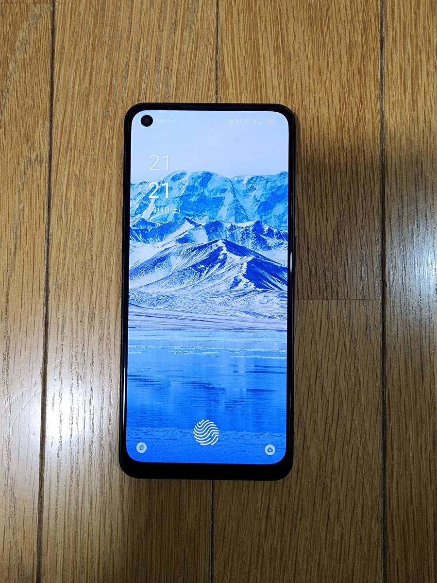 中古美品】Oppo Reno 7A SIMフリー CPH2353 スターリーブラック OPPO