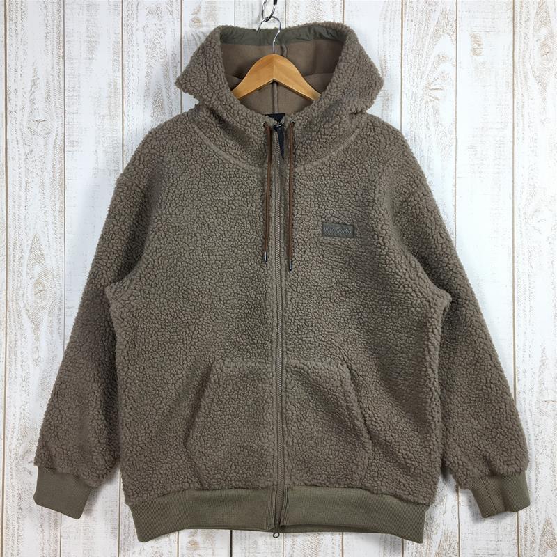 MENs L ワイルドシングス フラッフィー ボア ジップ フーディー FLUFFY BOA ZIP HOODY フリース ジャケット WILDTH