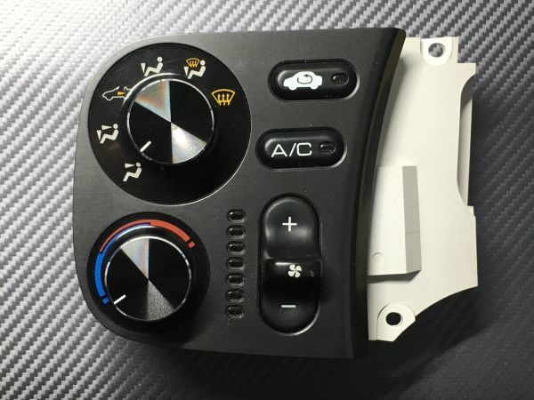 RX-7 アルミ S2000用エアコンダイヤル(透過照明あり)アルミ 純正互換
