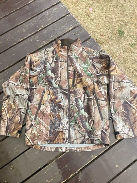 Columbia PHG】Realtree ソフトシェルジャケット USサイズメンズM（日本L） リアルツリーap迷彩　狩猟 射撃 シューティング ハンティング