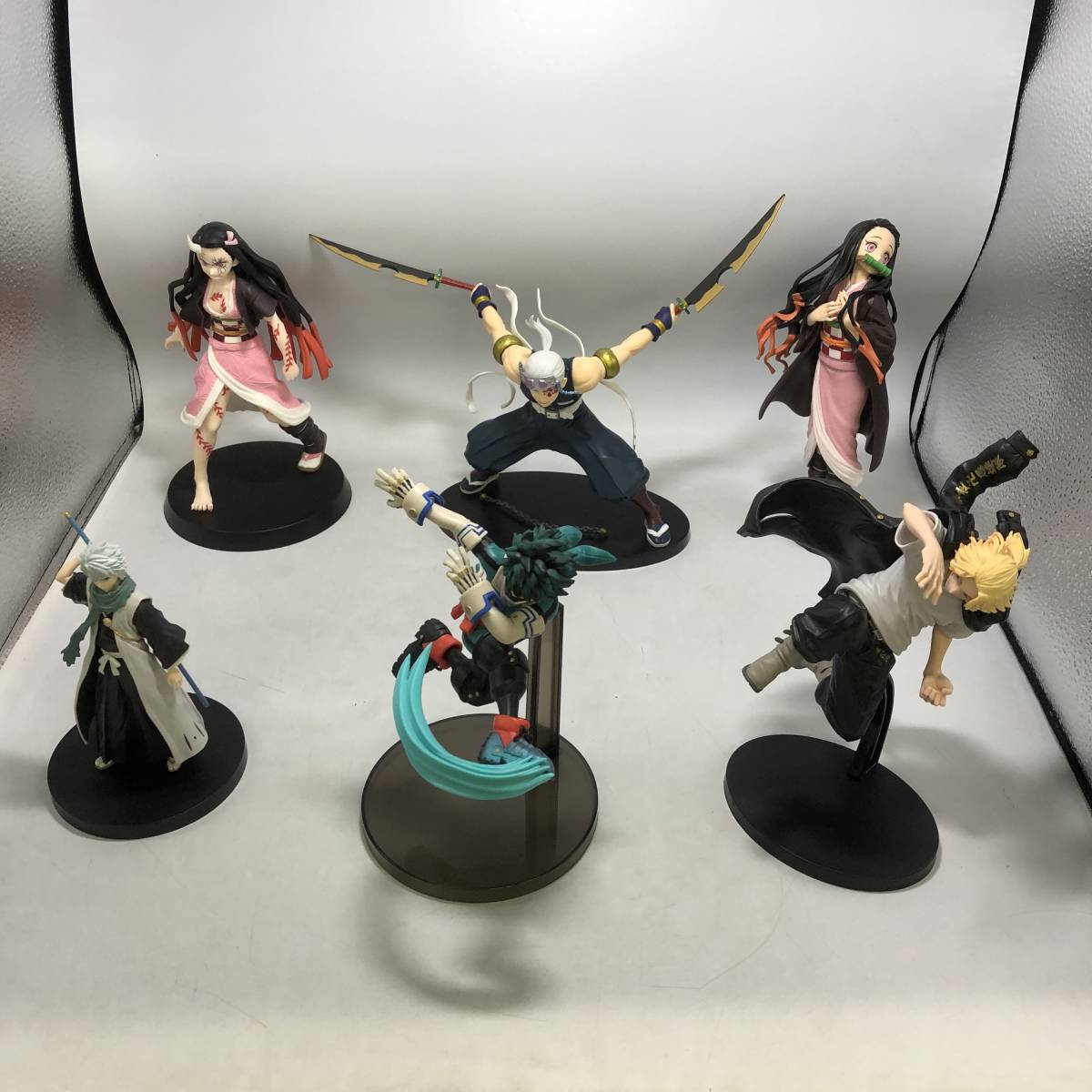 プライズ フィギュア 箱無し まとめ 現状品 ジャンプ系多め／鬼滅の刃 