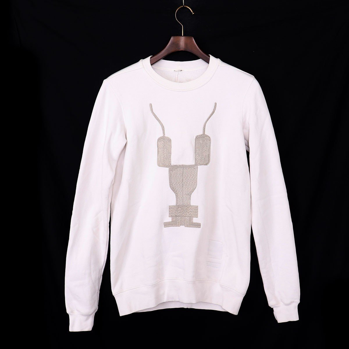 Rick owens DRKSHDW スウェットS RICK OWENS DRKSHDW 18AW ロゴ刺繍スウェット S リックオウエンス