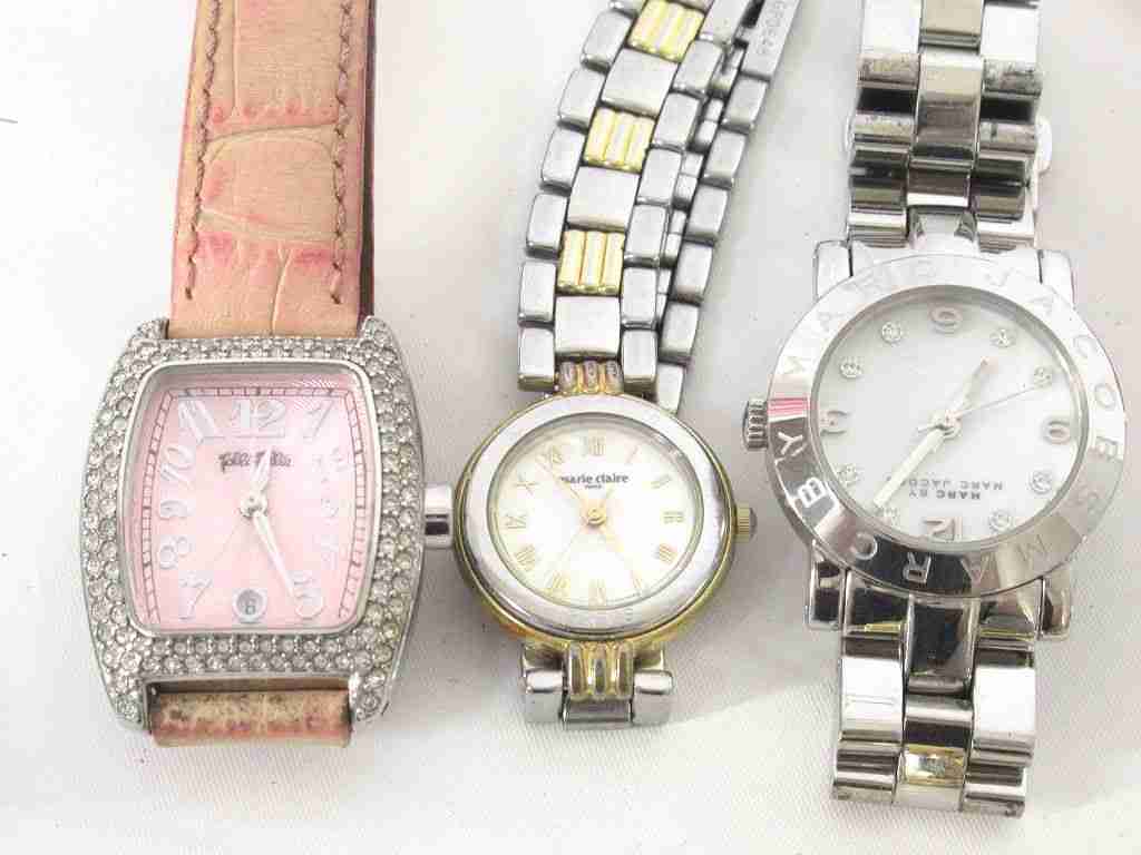 1円 ジャンク品 アニエスベー フォリフォリ アンクライン 他 腕時計 